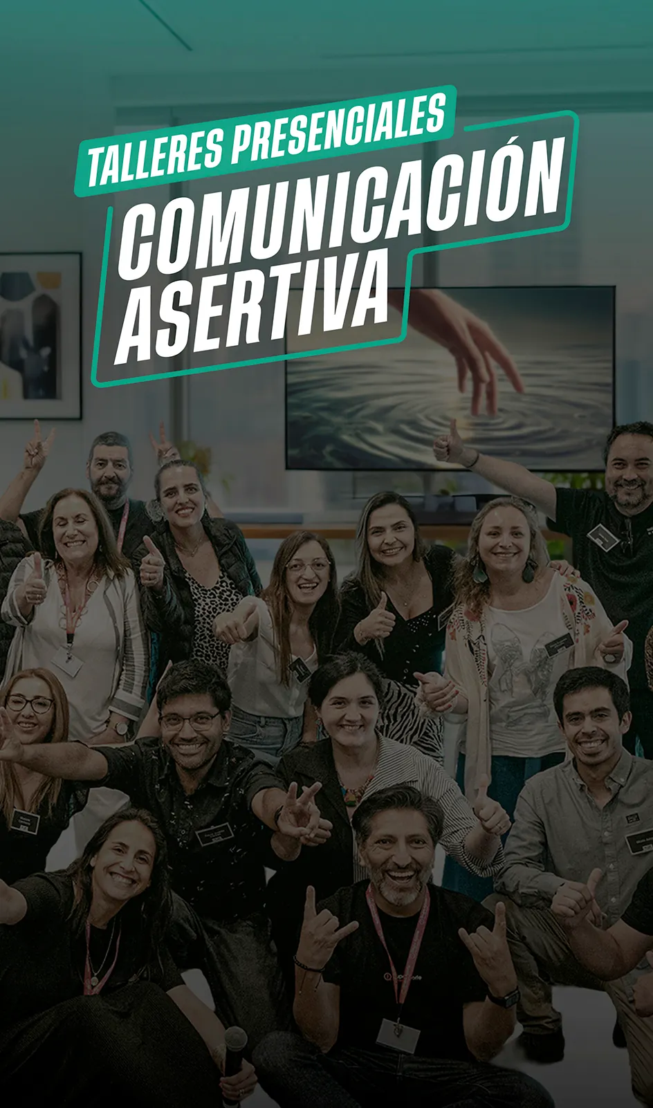 Tarjeta talleres presenciales Comunicación Asertiva