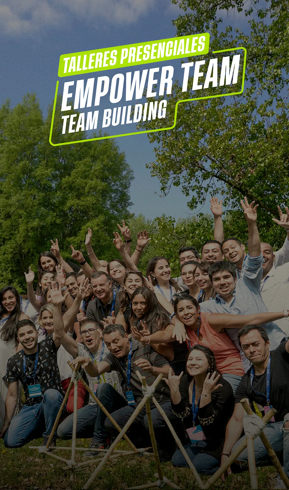 Tarjeta talleres presenciales Empower Team