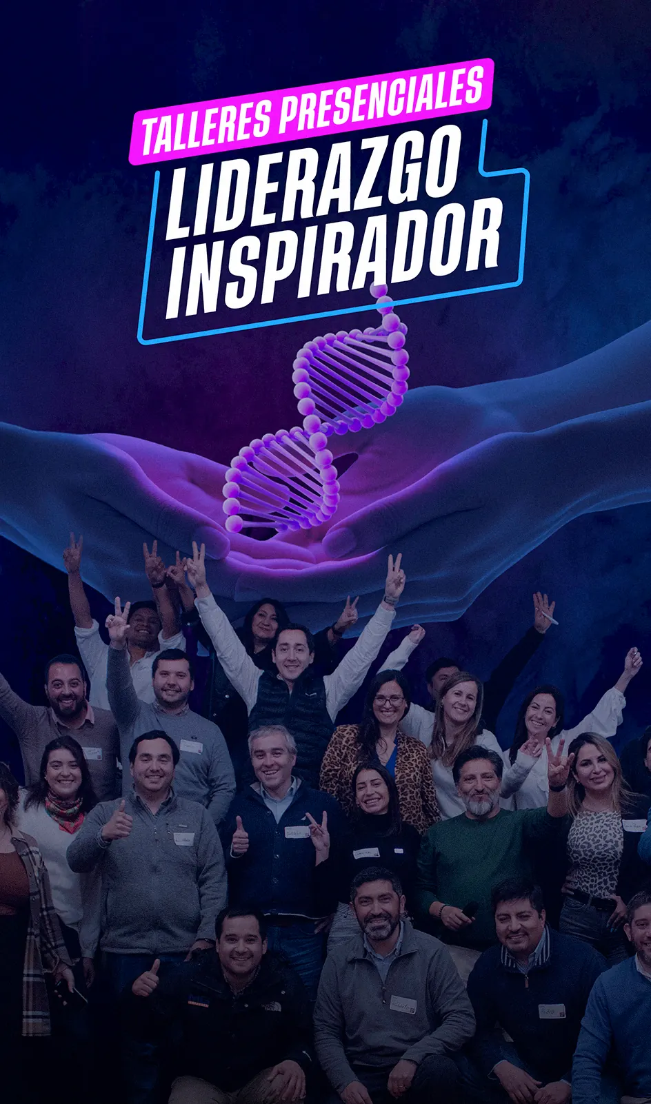 Tarjeta talleres presenciales Liderazgo Inspirador