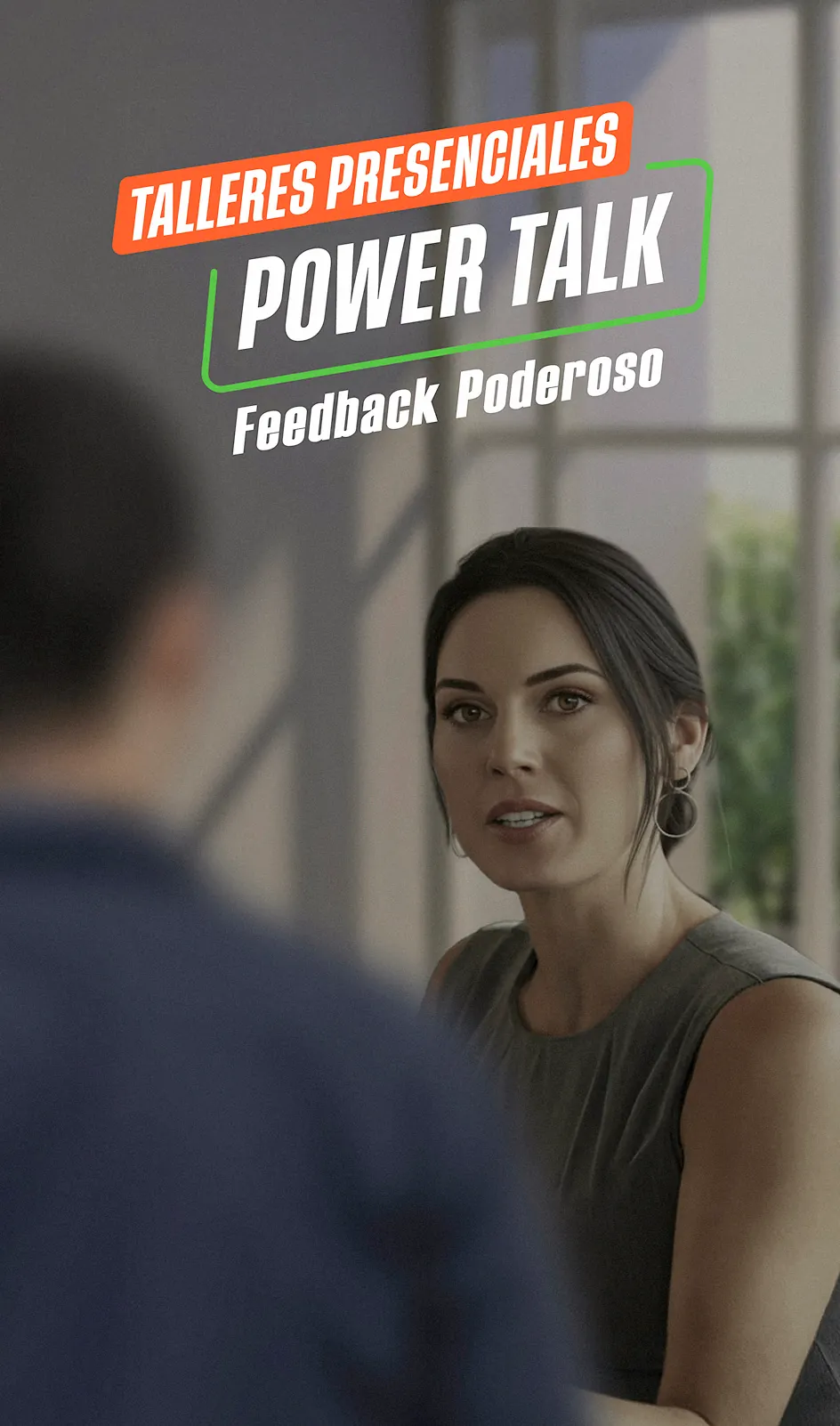 Tarjeta talleres presenciales Power Talk